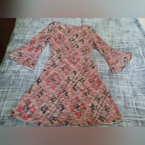 Anthropologie Maeve Erina Bell Sleeve Knit Swing Dress Sz S Boho Soft Girl - Picture 7 of 7